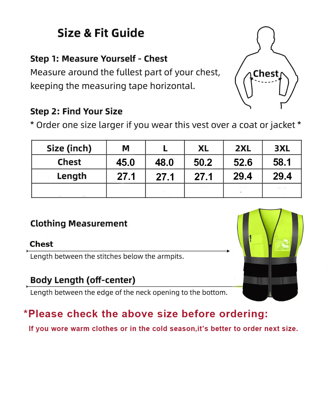 High Visibility Security Reflective Vest