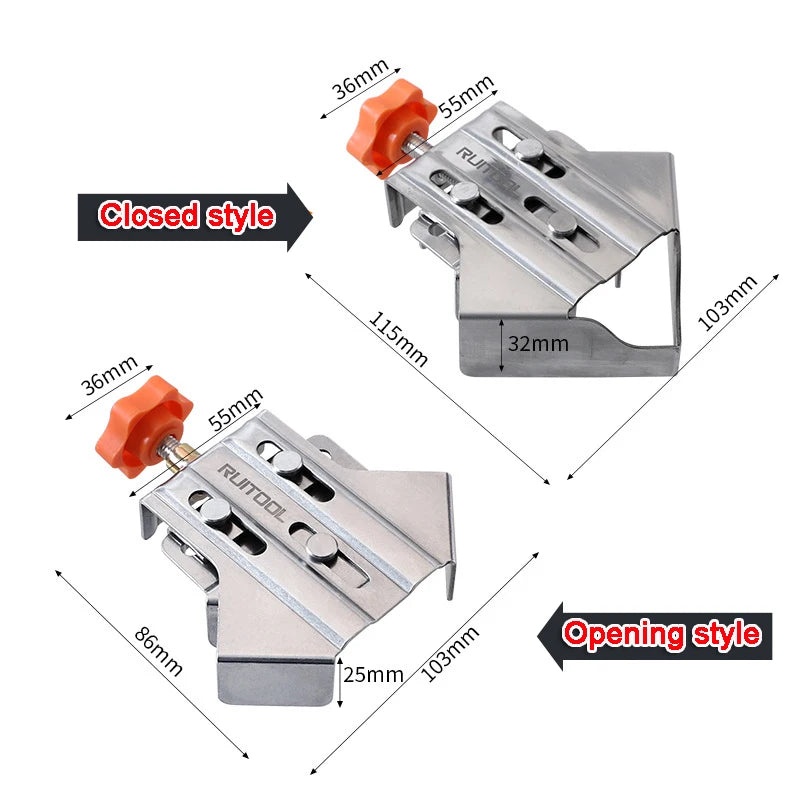 90 Degree  Carpenter Clamping Tool for Cabinets