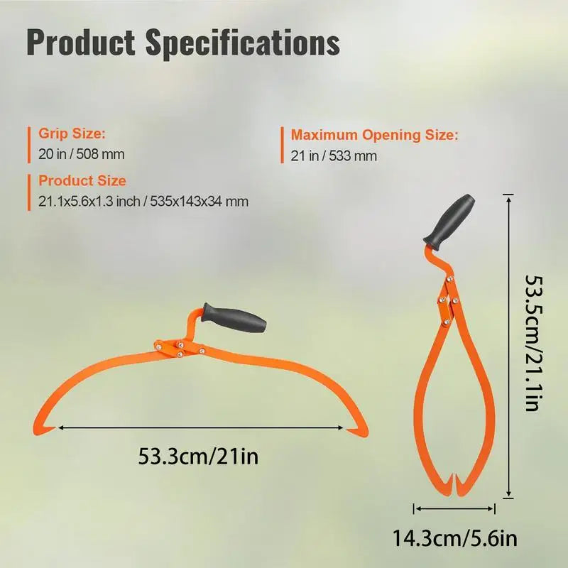 Lo2 Claw Log Grapple For Logging Tongs Loads Up To 110 Lbs