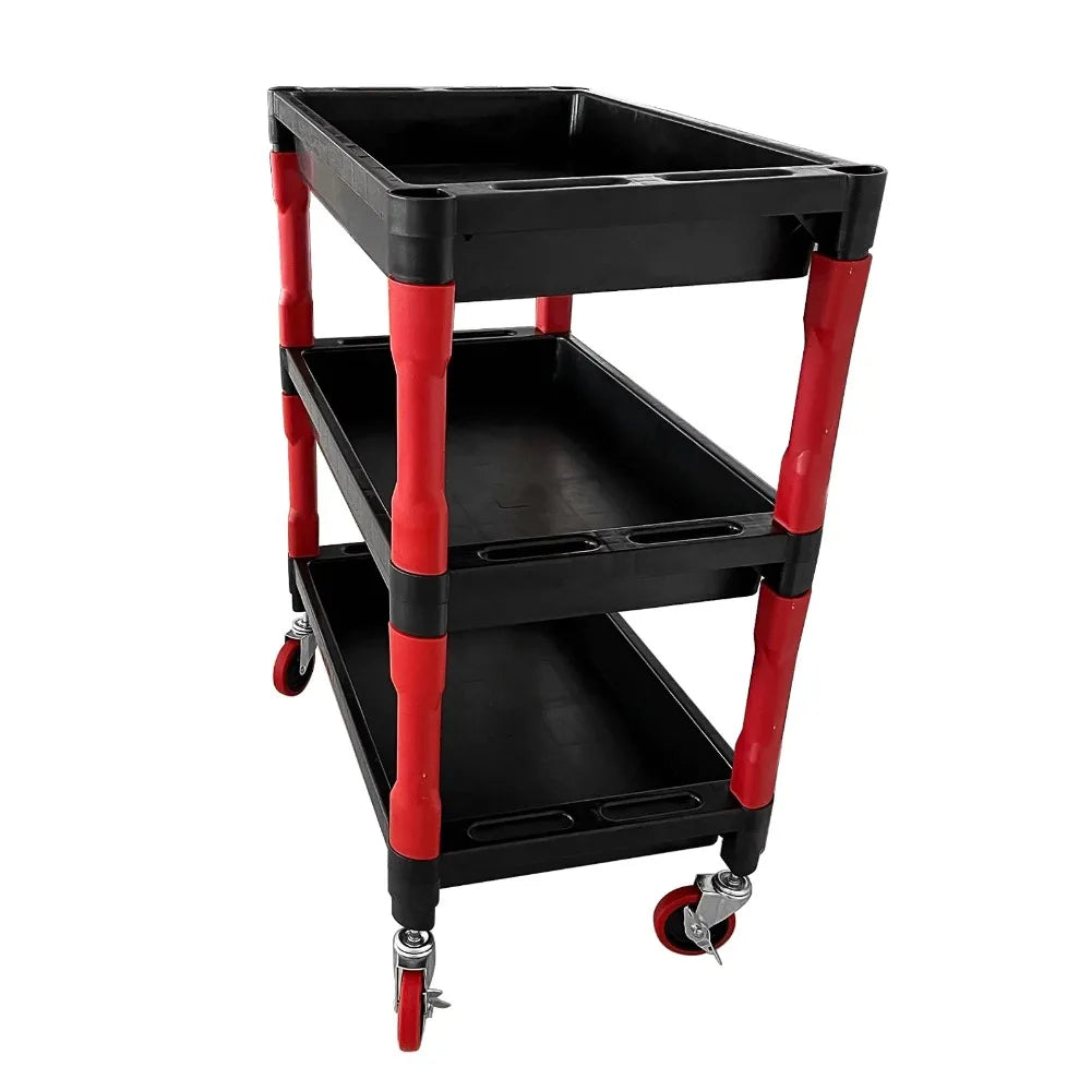 1 set of super tough heavy plastic storage cart