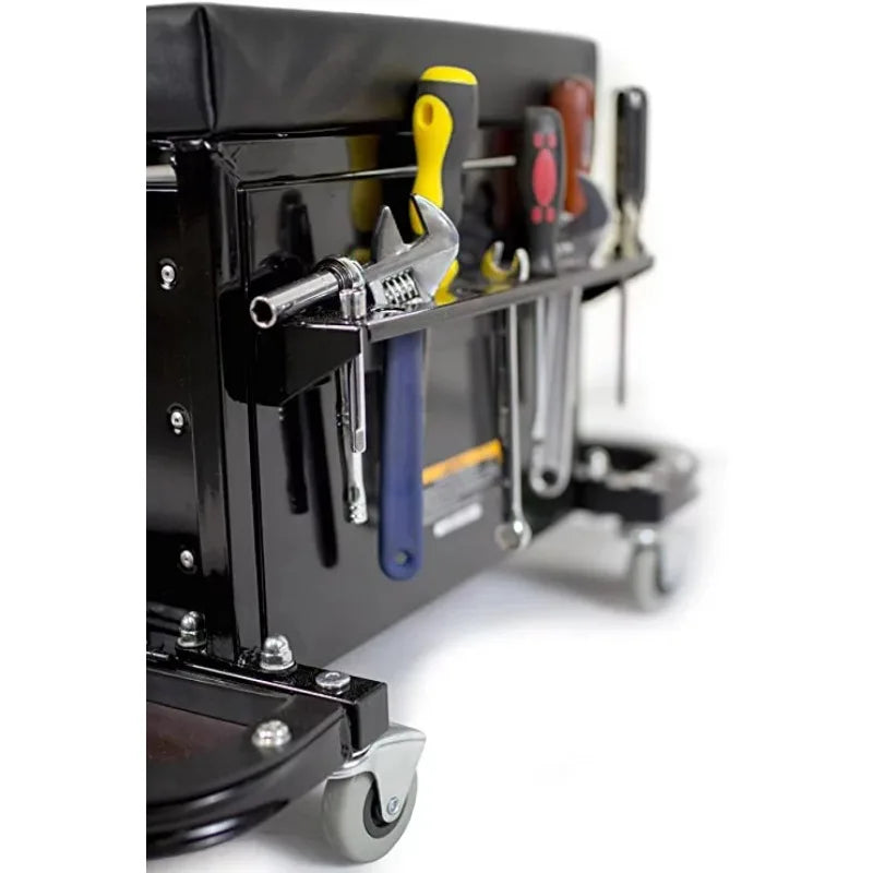 350-Pound Capacity  Rolling Tool Chest Seat