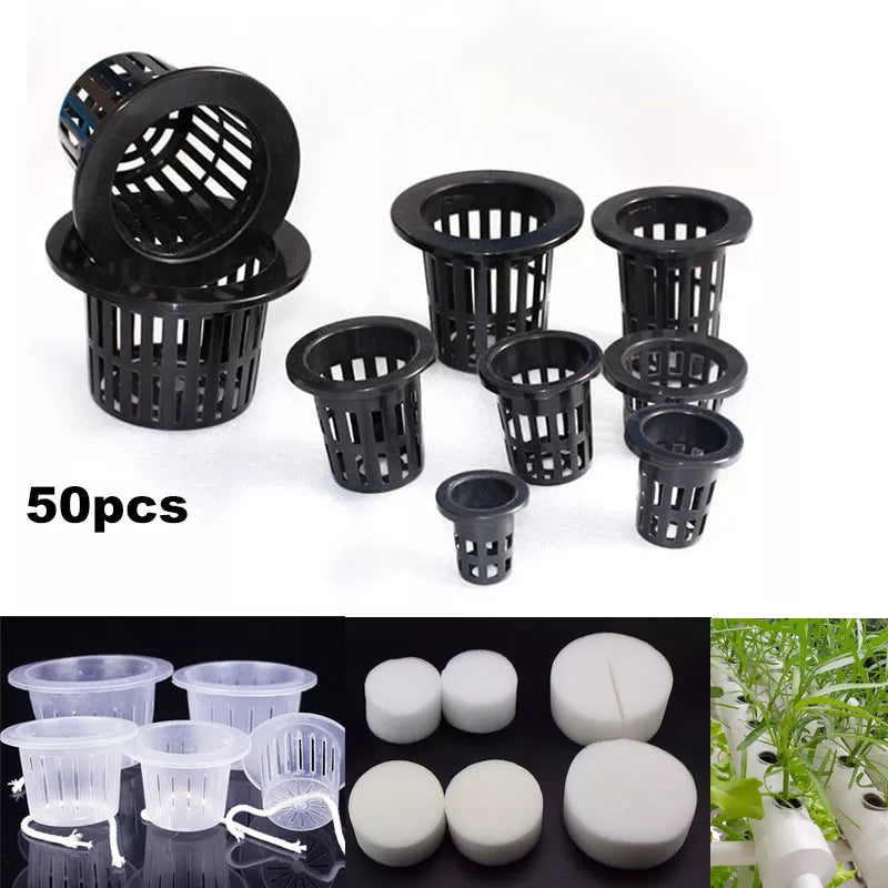 50pcs Hydroponic Soilless Mesh Net