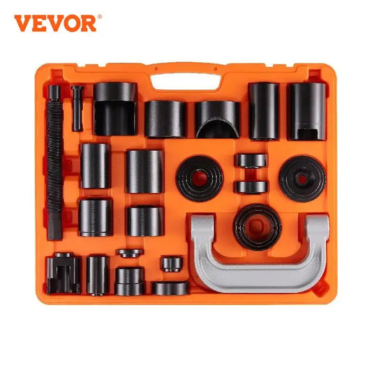 VEVOR 25/23/21/10 PCS Ball Joint Press Kit C-press Ball Joint Tools Steel Brake Anchor Pins Press and Removal Tools with Case