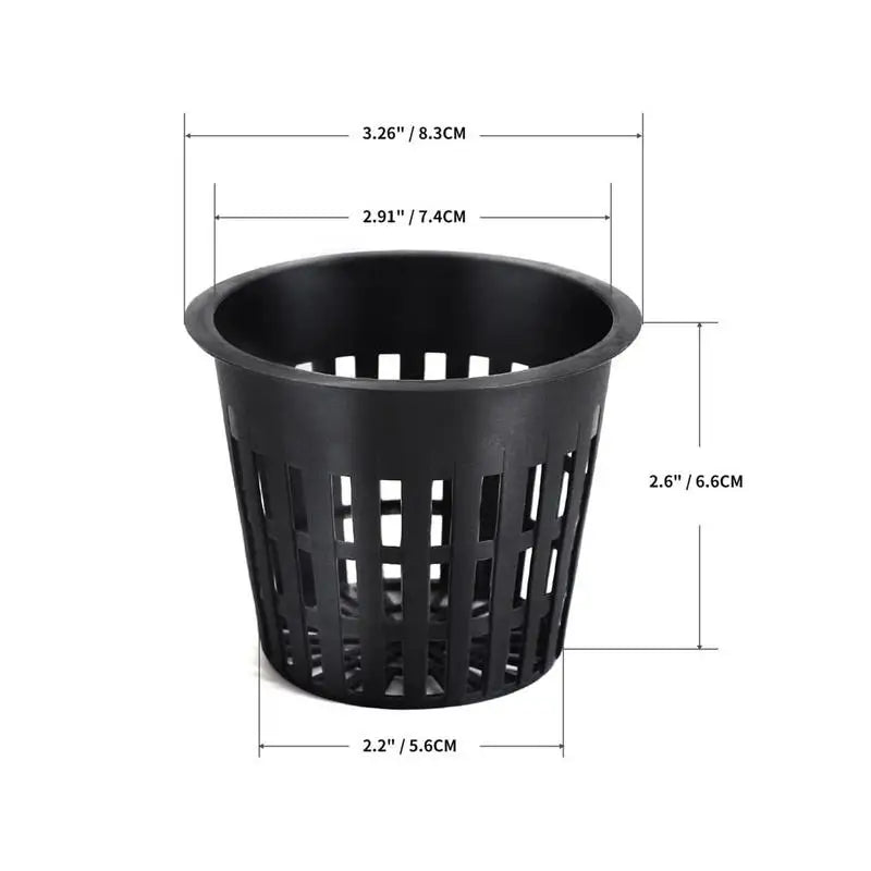 Reusable Hydroponic Net Pot Root Control Basket For Garden Hydroponic And Pond Plants Planting