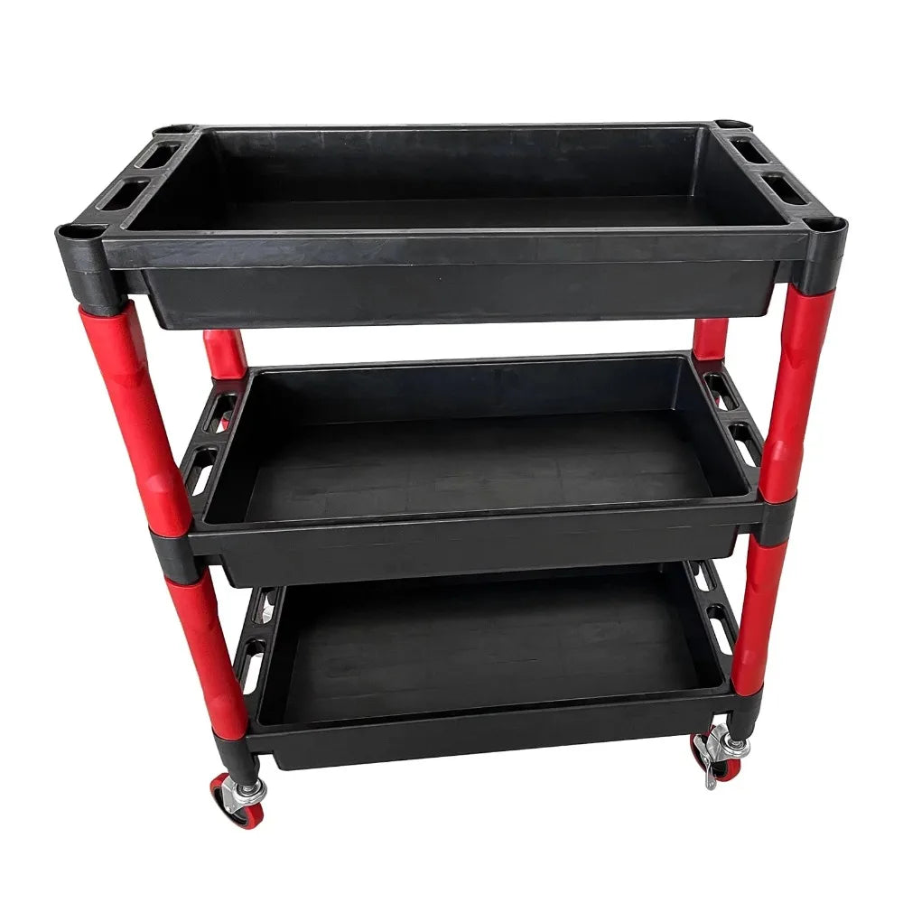 1 set of super tough heavy plastic storage cart